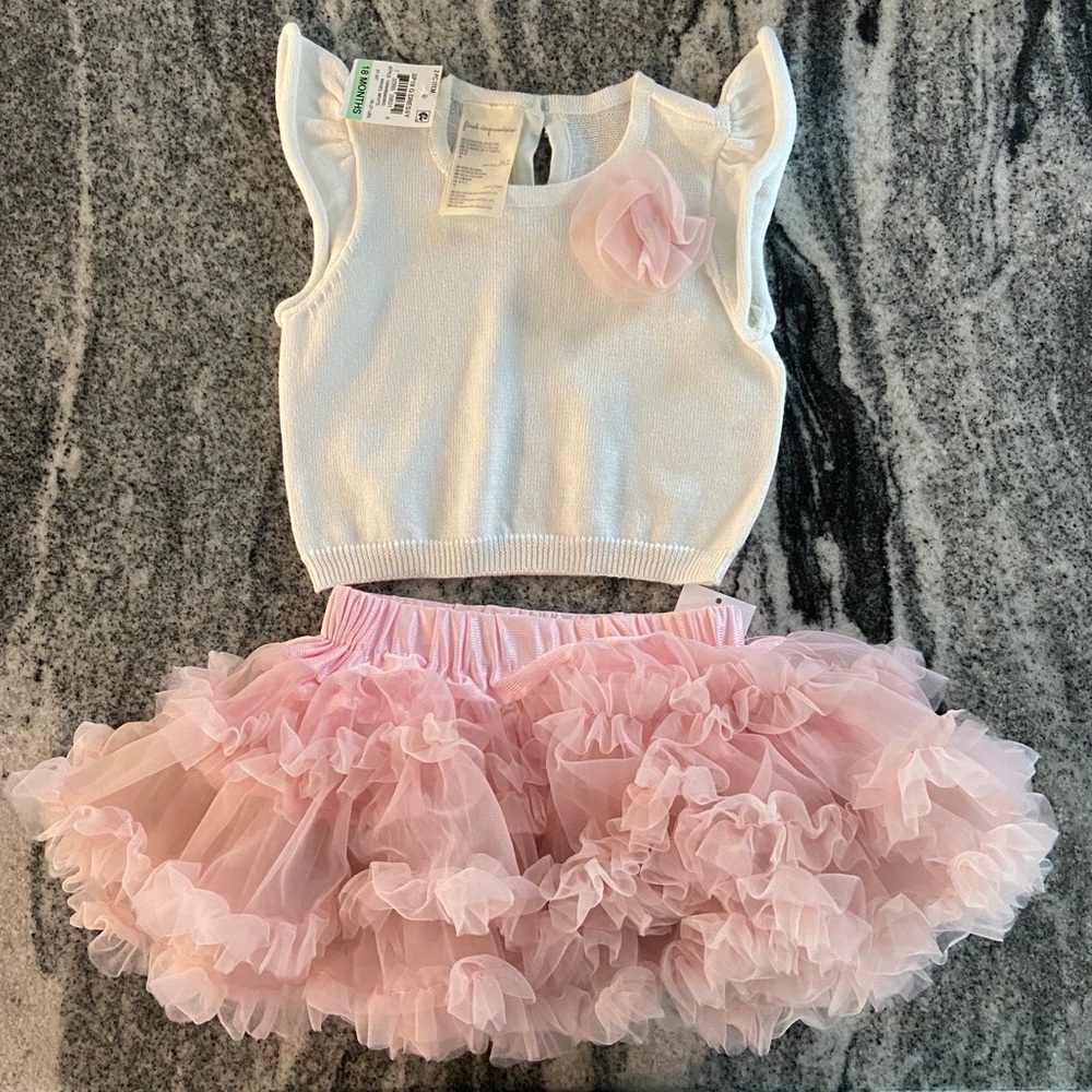 First Impressions tutu set 18 mo